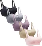 Suekaphin 5PACK Nursing Bra Wireles