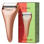 Dr.roller Ice Roller, Ice Roller for Face & Eye, Ice Face Roller for Women Skin Care Massage Tool Relieve Puffiness Reduce Pain Relief and Tightens Pore (Stainless Steel Gold)