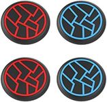 FITVERT PS5 Thumb Grips Rocker Cap Non Slip Luminous Joystick Button Cover for PS5 PS4 Xbox Series X 360 Controller Accessories - 4 Pcs