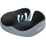 HUANUO Seat Cushion for Office Chairs, Extra Large Desk Chair Cushion for Back Pain Tailbone Pain Relief, Ergonomic Memory Foam Car Seat Cushion, Wheelchair Cushions for Long Sitting, Anti-Slip Bottom