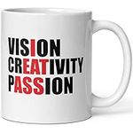 Funny Coffee Mug Saying Vision Crea