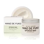 Hanz de Fuko Sponge Wax – Premium Men’s Hair Styling Paste – Medium Hold, Matte Finish– Certified Organic Ingredients - 56g