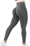 Vozobi TIK Tok Legging Womens High Waisted Seamless Workout Leggings Butt Lift Yoga Pants Booty Scrunch Tights