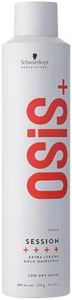 Schwarzkopf Professional OSiS Session Hairspray Long Lasting Wind Proof Brushable Finish Without Flaking Anti Humidity Heat Protection Extra Strong Hold 300 ml