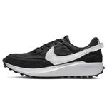 NIKE Waffle Debut Womens Trainers DH9523 Sneakers Shoes (UK 5.5 US 8 EU 39, Black White Orange Clear 002)