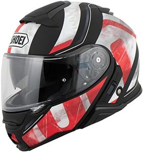 Shoei Neotec 2 Jaunt TC1 Flip Front Motorcycle Helmet Red/White/Black - Medium