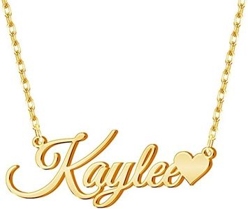 Custom Name Necklace Personalized Sterling Silver Necklaces for Women Customized Name Necklaces Pendant Jewelry Gifts for Women