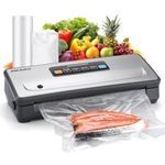 INKBIRD Cordless Vacuum Sealer Machine INK-VS06 with Starter Kit Rechargeable Food Vacuum Sealing Built-in Cutter Pro Food Preservation Kit -80kPa Ideal for Kitchen Camping Outdoor Cooking