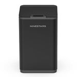 Ninestars DZT-10-35 Touchless Stylish Motion Sensor Dustbin with Lid| Automatic Plastic Trash Can for Outdoor, Home, Office, Hotel, Bathroom, Kitchen| 10 Litres- Black