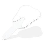 DENTAL TOOL Tooth Shape Face Mirror (White)