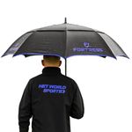 FORZA Sport Umbrellas | 60" Double Layered Canopy With a Locking Button For Instant Opening (FORTRESS Umbrella, Pack of 1)