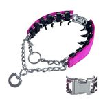 Prong Training Collar for Dogs, Adjustable Dog Pinch Collar with Quick Release Buckle, No Pull Collar for Small Medium Large Dogs, Extra Link and Caps