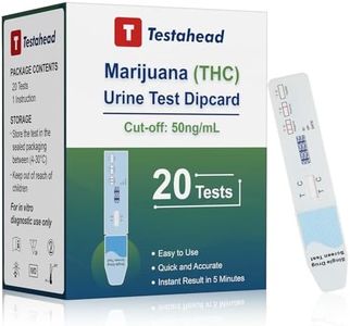 T TESTAHEAD 20 Pack 1 Panel Drug Test Kit,Urine Test Rapid Test at Home Drug Screening Test Kit,THC Drug Test Kit Marijuana/Weed