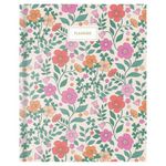 Happywagon Vintage Floral Undated Planner Journal Dairy , Size - 8.6" x 6.7" , 214 Pages ,120 GSM , Perfect for Goal Setting, Planning & Tracking, Includes 100+ Stickers, Inspirational Quotes & Back Pocket, Ideal for Achieving Goals