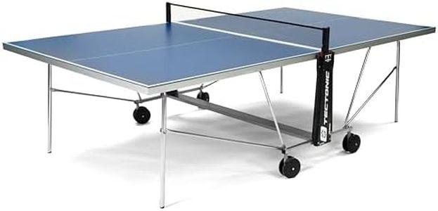 TECTONIC - Outdoor Table Tennis Table – Foldable, Weatherproof, 6-Point Locking, Double Wheels, 10-Year Warranty – Made in France