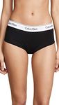 Calvin Klein Women's Modern Cotton Short, Black, Medium