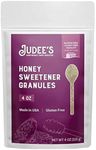 Judee's Honey Sweetener Granules - 4 oz - Delicious and 100% Gluten-Free - Great for Baked Goods, Tea, Coffee, and Yogurt - Topping and Sweetener