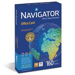 Navigator Office Card- A4 Colour Printer Paper - Multi-Purpose Printer Paper - Photocopier Paper - White - 160gsm - 250 Sheets