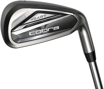 Left Handed Cobra Golf Club DS Adapt 5-PW, GW Iron Set Stiff Steel KBS Tour Lite