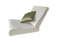 FLEXI COMFORT MOULDED FOAM WITH OUTER FABRIC 5+5 Contour Model Cushion for Wooden Sofa, BLISSCO 5 Back Support Cushion (Sandal, Seat Size-21x22)