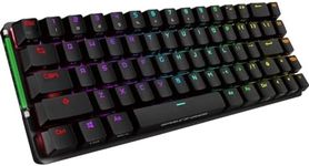 ASUS ROG Falchion NX 65% Wireless RGB Gaming Mechanical Keyboard | ROG NX Brown Tactile Switches, PBT Doubleshot Keycaps, Wired / 2.4G Hz, Touch Panel, Keyboard Cover Case, Macro Support