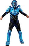 Rubie's Boy's DC Deluxe Blue Beetle Costume Jumpsuit and Mask, As Shown, Medium