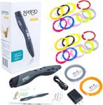 SCRIB3D Advanced 3D Printing Pen with 2 Starter Colors and PLA Refill Pack with 10 Assorted Colors