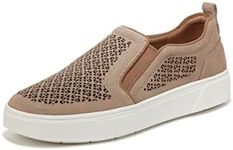 Vionic Women's Sneaker Kimmie Perf- Comfortable Slip Ons That Includes a Built-in Arch Support Insole That Helps Correct Pronation and Alleviate Heel Pain Caused by Plantar Fasciitis, Medium Width,