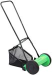 Oypla Manual Hand Push Grass Cutter Lawn Mower Lawnmower 30cm Cutting Width