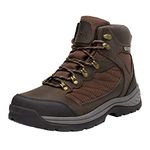 NORTIV 8 Men's Waterproof Hiking Boots Mid Ankle Hiker Mountaineering Trekking Backpacking Boots Brown Size 10 M US Skyline