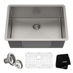 KRAUS Standart PRO™ 26-inch 16 Gauge Undermount Single Bowl Stainless Steel Kitchen Sink