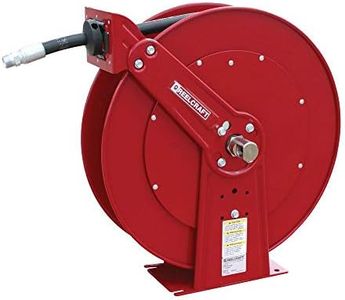 Reelcraft PW81100 OHP Pressure Wash Spring Retractable Hose Reel, 3/8" x 100', 5000 Psi