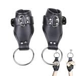 Hanging Handcuffs Adjustable PU Leather Handcuffs BDSM Bondage