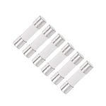 uxcell Automotive Cartridge Fuses 4A 250V 5x20mm Slow Blow for Car Stereo Audio Alarm Amplifier Ceramic 6pcs