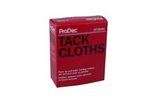 ProDec PTR10P 10 pack Tack Cloths for Removing Sanding Dust and Debris From Wood, Metal, Plaster and Automotive Surfaces Before Painting or Staining, Individually Foil Wrapped, Cream, 76cm x 41cm