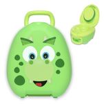 My Carry Potty - Travel Potty, Award-Winning Portable Toddler Toilet Seat for Kids to Take Everywhere (Dino)