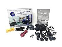 Dolphin Automotive VPS450 Rear Van Reverse Parking Sensor Rear Kit, 4 Sensors with Extensions, Visual LED & Audio Alerts (Matt Black)