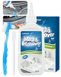 GLOWPOINT Mould Remover Gel, Large Capacity 150ML Black Mould & Mildew Remover, Deep Cleaner for Washing Machine, Bathroom, Kitchen Sink, Tile & Grout