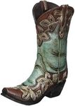 Turquoise Cowgirl Boot Vase