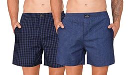 Mens Boxer Short/Boxer Cotton Side Pocket Checks 0102XLarge Multicolour