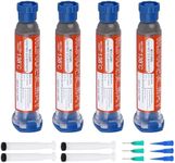 Wonderway Sn42/Bi58 T4 Lead Free Solder Paste No Clean, 138℃ Melting Point (30gx4packs)