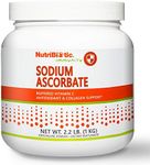 NutriBiotic - Sodium Ascorbate Buffered Vitamin C Powder, 2.2 Lb | Vegan, Non-Acidic & Easier on Digestion Than Ascorbic Acid | Essential Immune Support & Antioxidant Supplement | Gluten & GMO Free