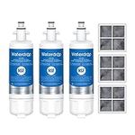 Waterdrop ADQ36006101 Replacement for LG LT700P, Kenmore 9690, 469690, ADQ36006102, LFXS30766S, RFC1200A, FML-3 Refrigerator Water and LT120F Air Filter, 3 Combo, Package May Vary