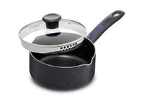 T-FAL Signature 2qt Saucepan B2922374, Black