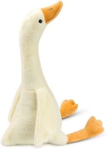 19.7" Swan Stuffed Animal, Soft Smooth Goose Plush Stuff Toy Gifts for Child Boys Girls (White)