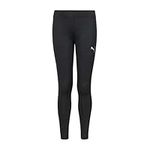 PUMA Girls' Core Space Dye Legging, Black Heather, S