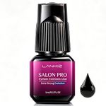 5ML Professional Eyelash Glue for Extensions, Low-Irritation & Low-Fume Individual Lash Glue, 0.5-1s Fast Drying with 8-Week Retention, Flexible Comfort Bond Lash Extension Glue for Salon Lash Artists