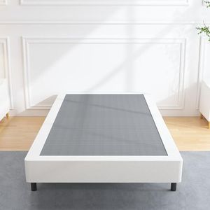 ALDRICH 5 Inch Heavy Duty Metal Box Spring Mattress Foundation 1500lbs Max Weight Capacity/Non-Slip/No Noise/Easy Assembly/Easy Clean Cover,Twin