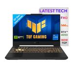 ASUS TUF Gaming F15, 15.6" FHD 16:9, 144Hz 250nits, Intel Core i7-13620H 13th Gen, Gaming Laptop (16GB RAM/512GB SSD/RTX 4050/Windows 11/Office Home/90WHr Battery/Mecha Gray/2.2 Kg), FX507VU-LP210WS