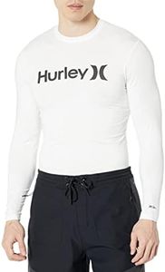 Hurley One & Only Quick Dry Long Sleeve Rashguard White XL